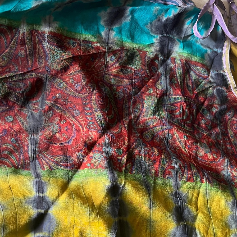 KANTHA BAE SILK Moonchild Mini Dress Reversible Free Size - Picture 12 of 14